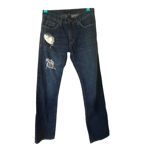 Men’s Calvin Klein Distressed Straight Cut Jeans Size 30 - Picture 1 of 12